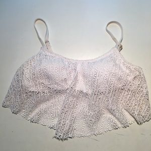 white bikini top